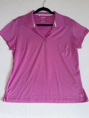 Adidas Climacool Women's Performance Polo - Pink
